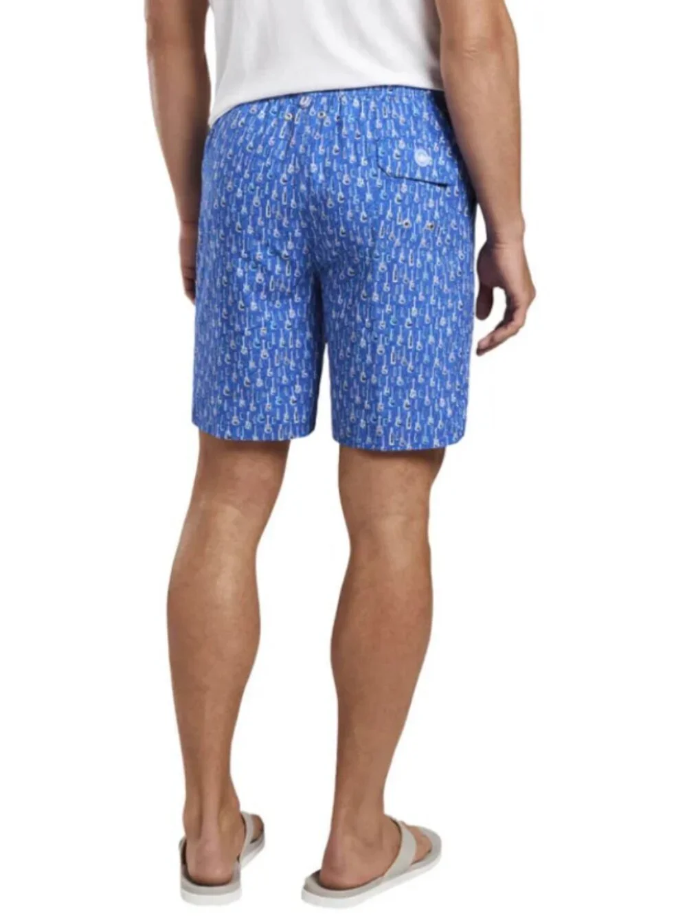 NWT Peter Millar - Men's Seaside Bottleneck Swim Trunk w/ Koozie - Size S​